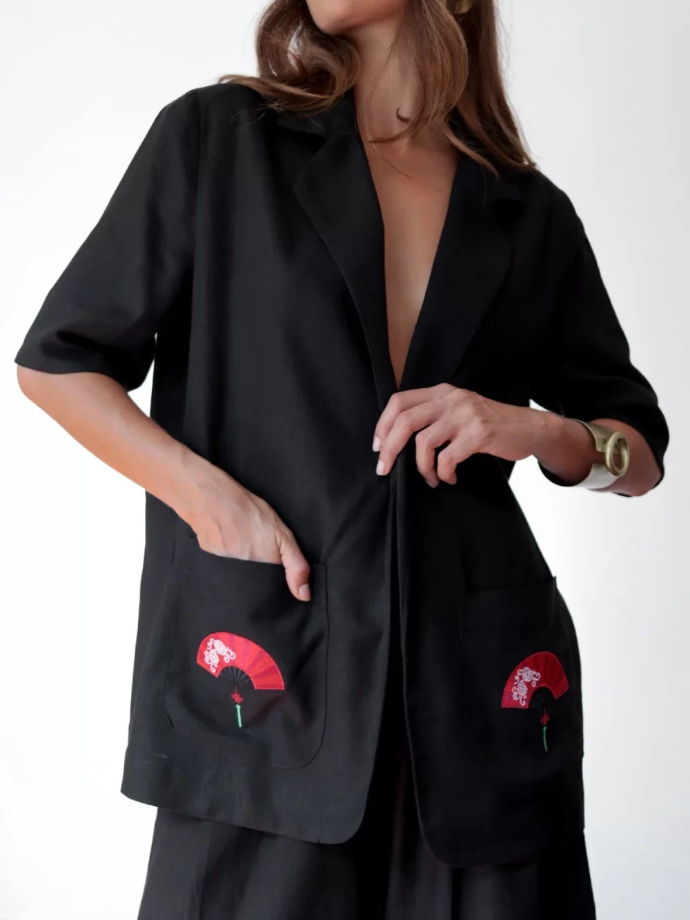 Blazer Nilo leque - preto
