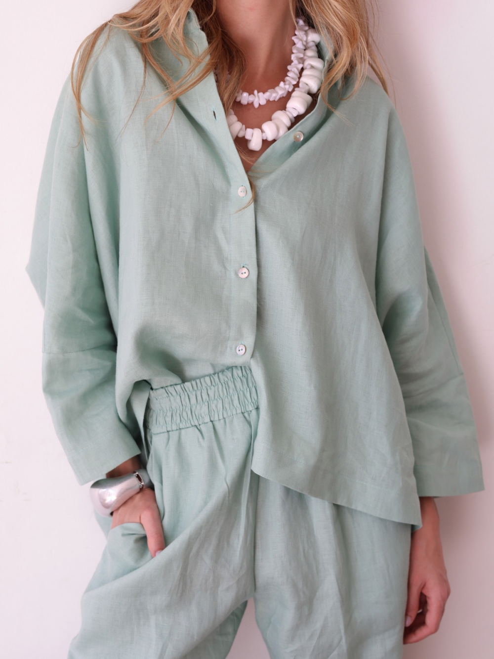 Camisa Mayara - verde água