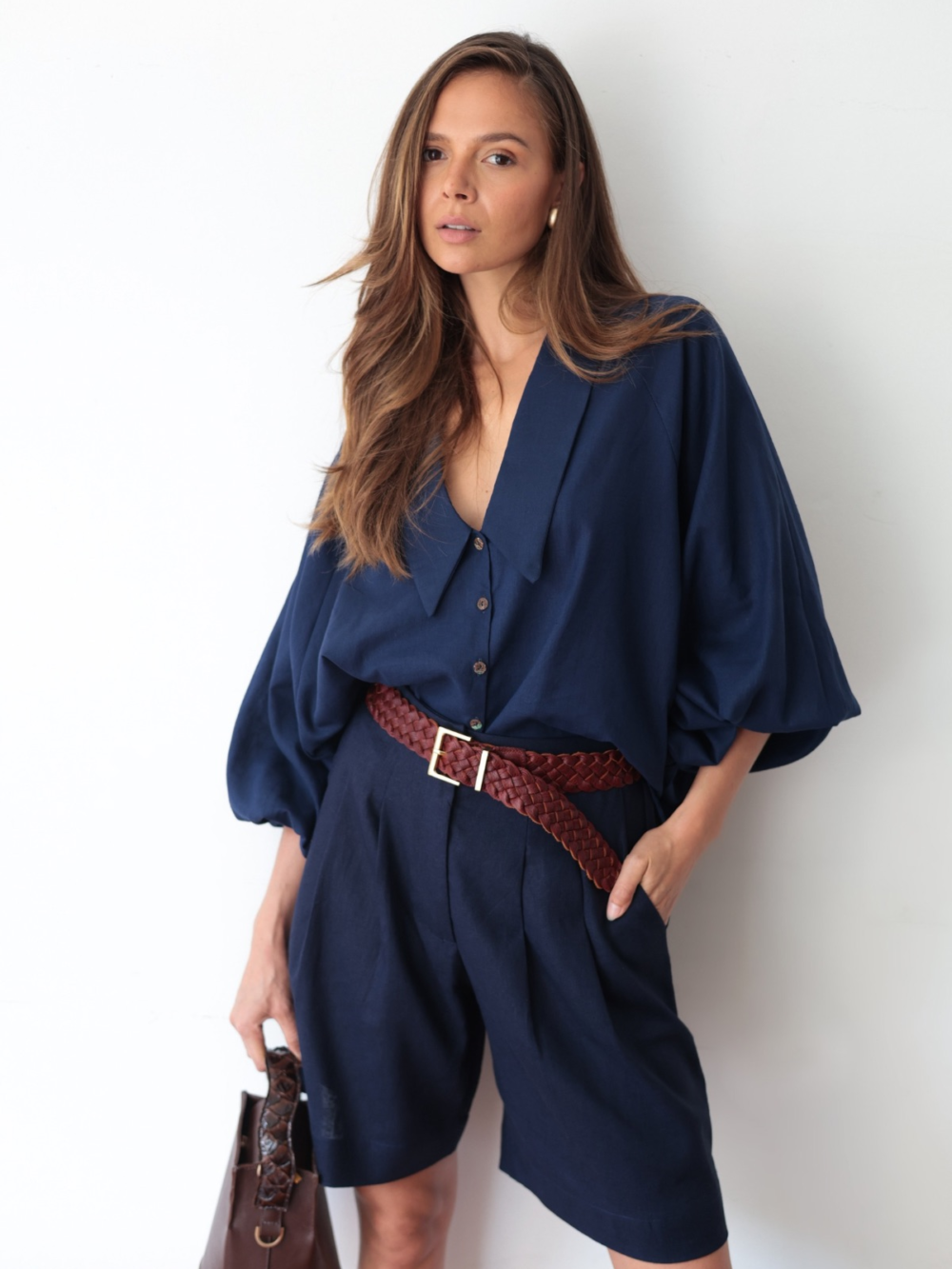 Camisa Margot - Marinho