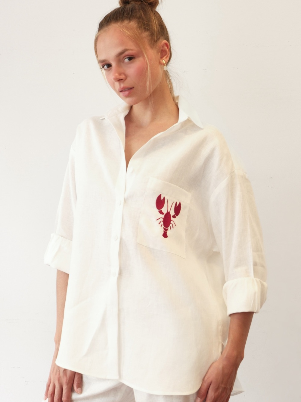 Camisa Ella - bordada