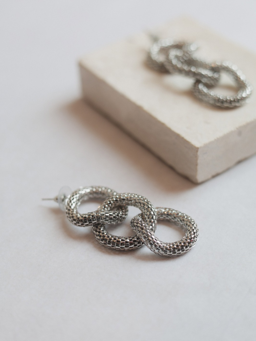 Brinco corrente - prata