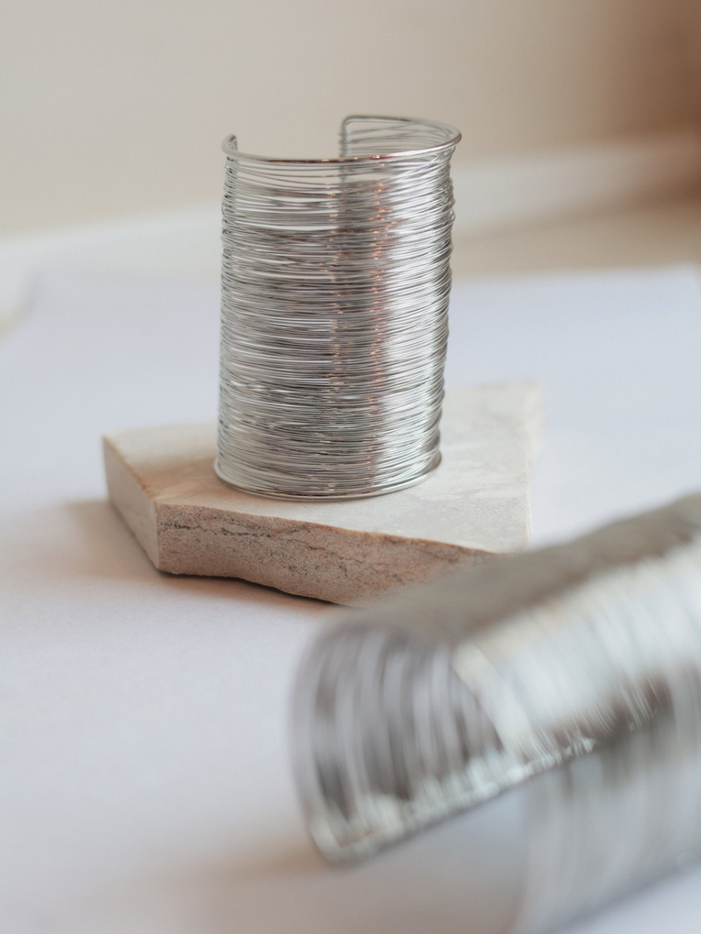 Bracelete fios - prata