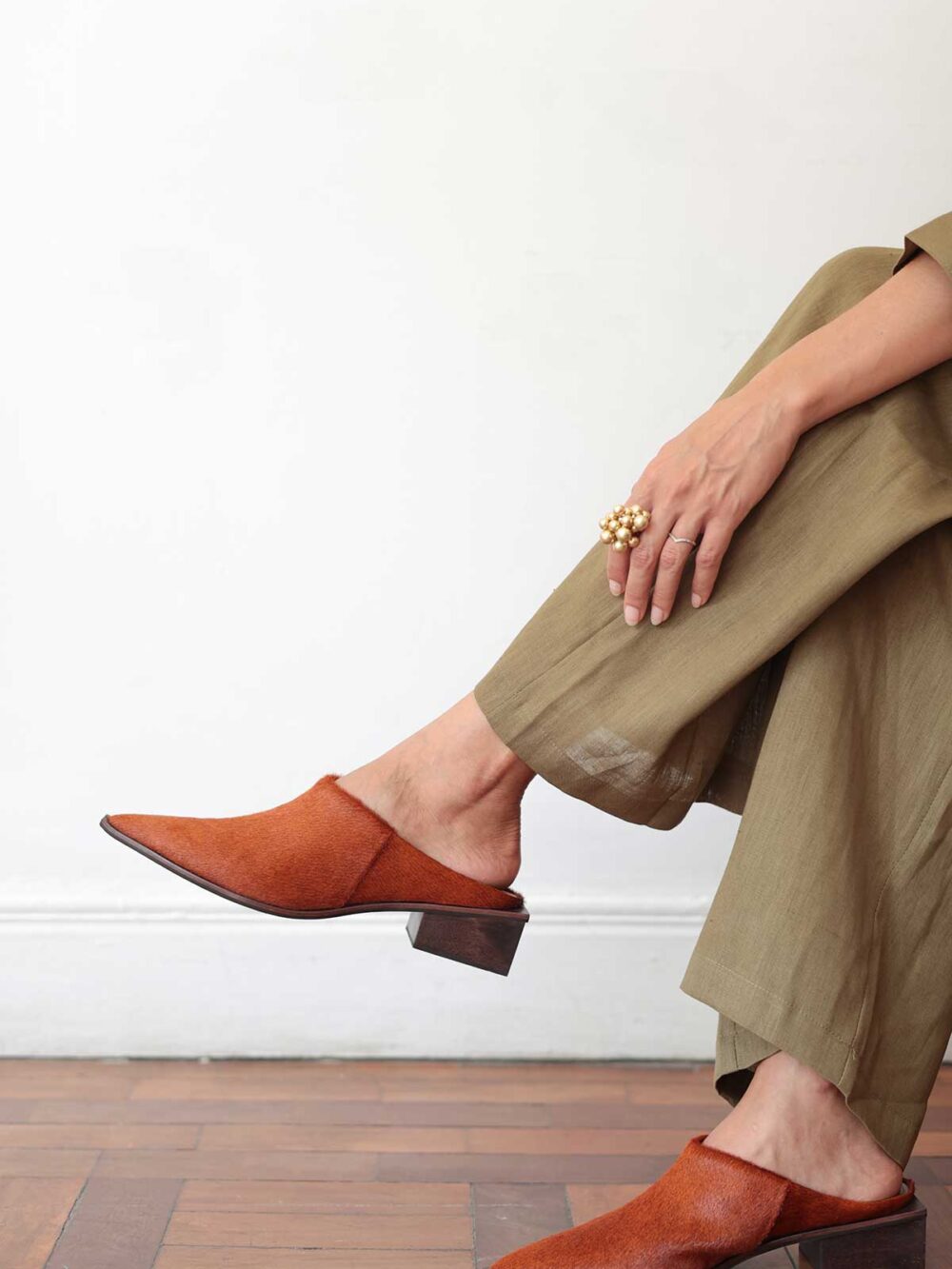 Mule Helena Bico Fino