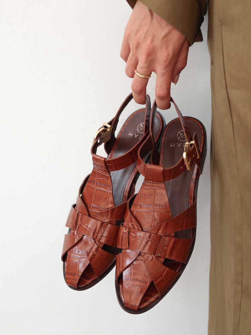Sandália Fishermam Croco - Cogmac